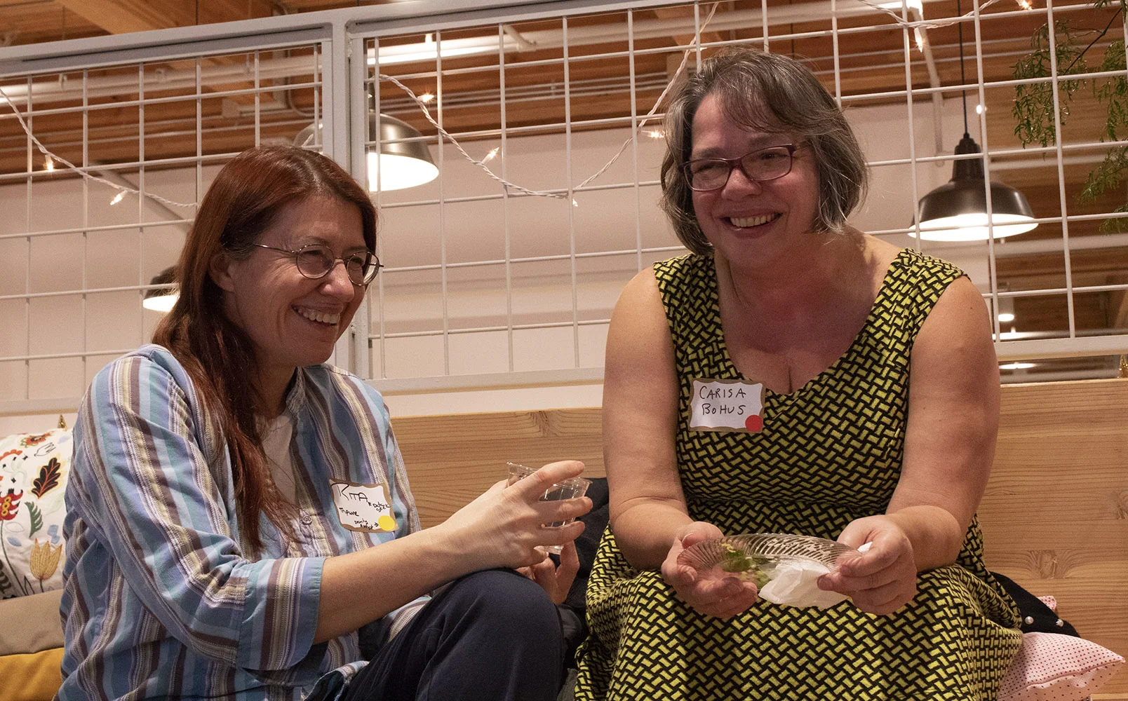 PDXWIT January Happy Hour @ Simple, 1/15/19, A few attendees pause for a photo