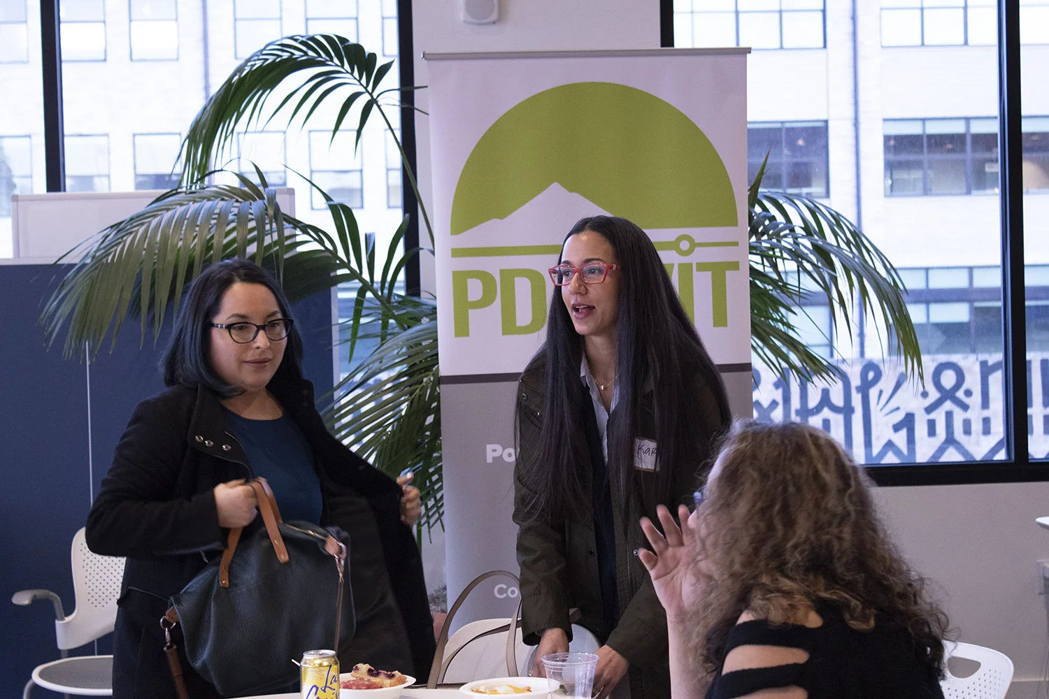 PDXWIT January Happy Hour @ Simple, 1/15/19, Attendees mingle
