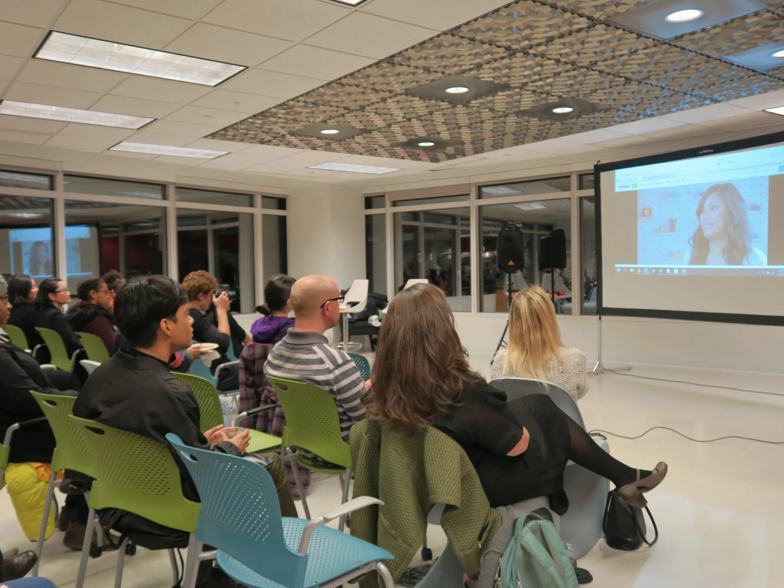 PDXWIT Women of Color in Tech @ Ruby Receptionists, 1/30/19, Attendees listen to the presentation