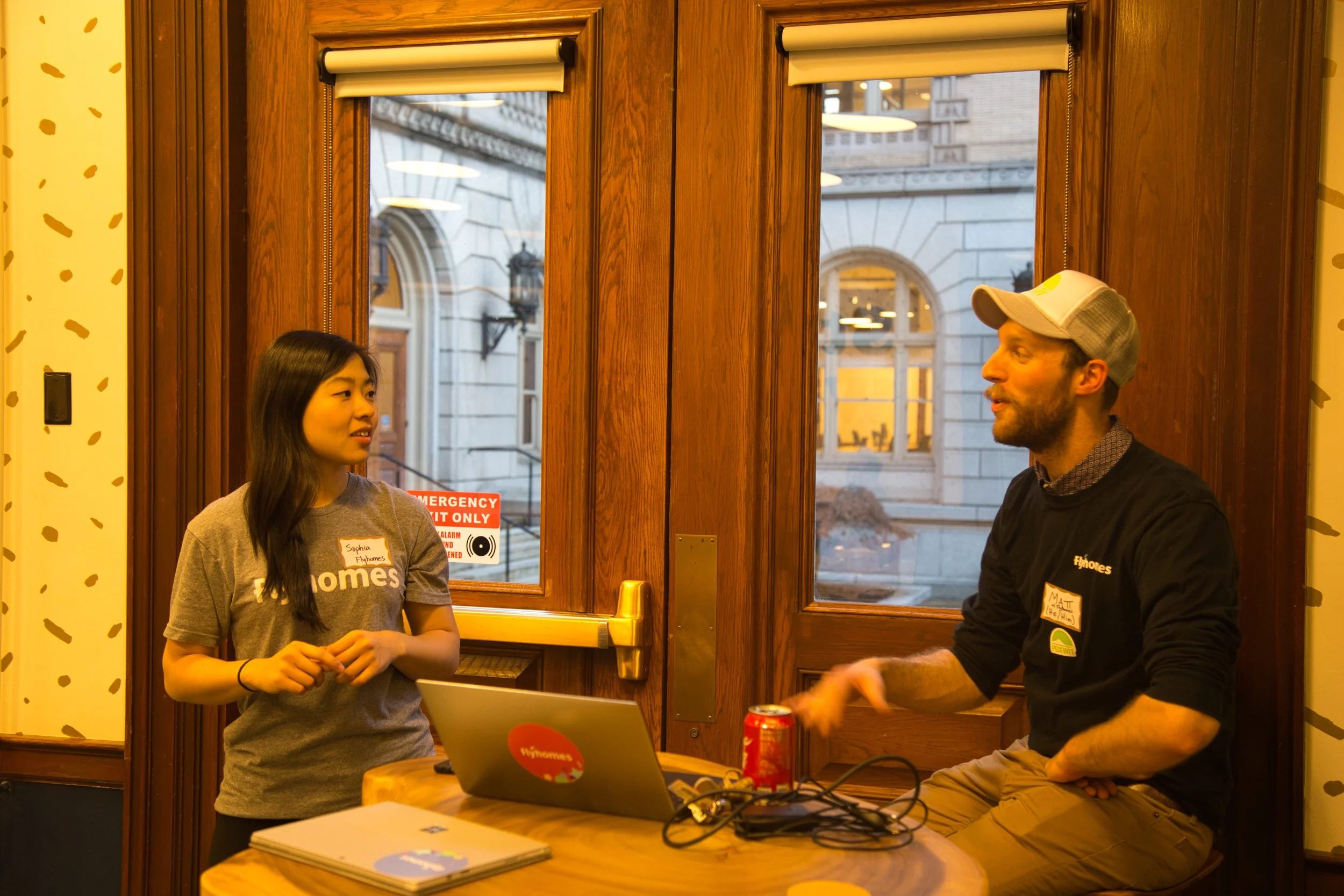 PDXWIT Job Application Secrets @ WeWork Custom House, 2/21/19, Attendees mingle