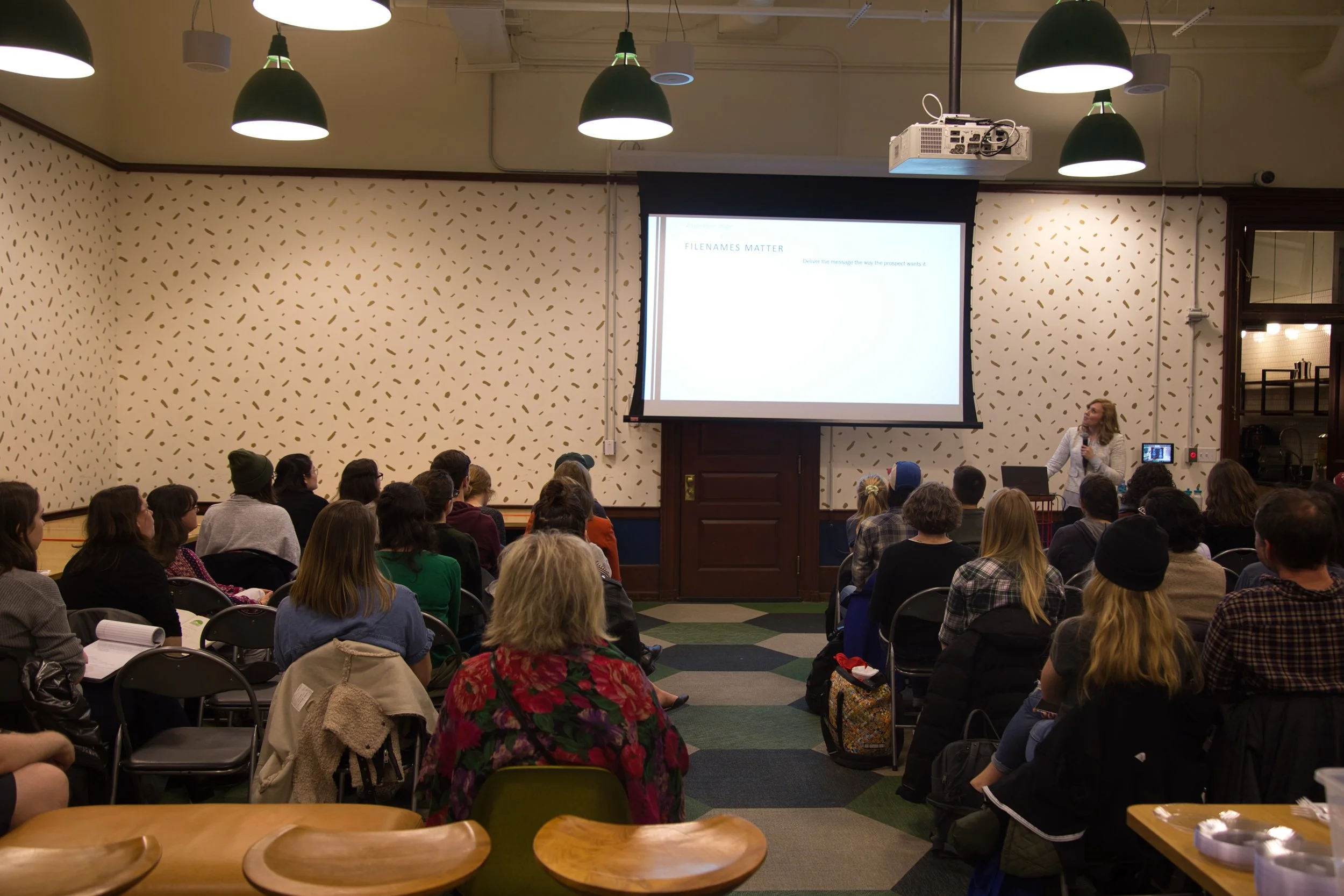 PDXWIT Job Application Secrets @ WeWork Custom House, 2/21/19, Carly J. Cais - Senior Sales & Marketing Operations Manager, Routeware - speaks