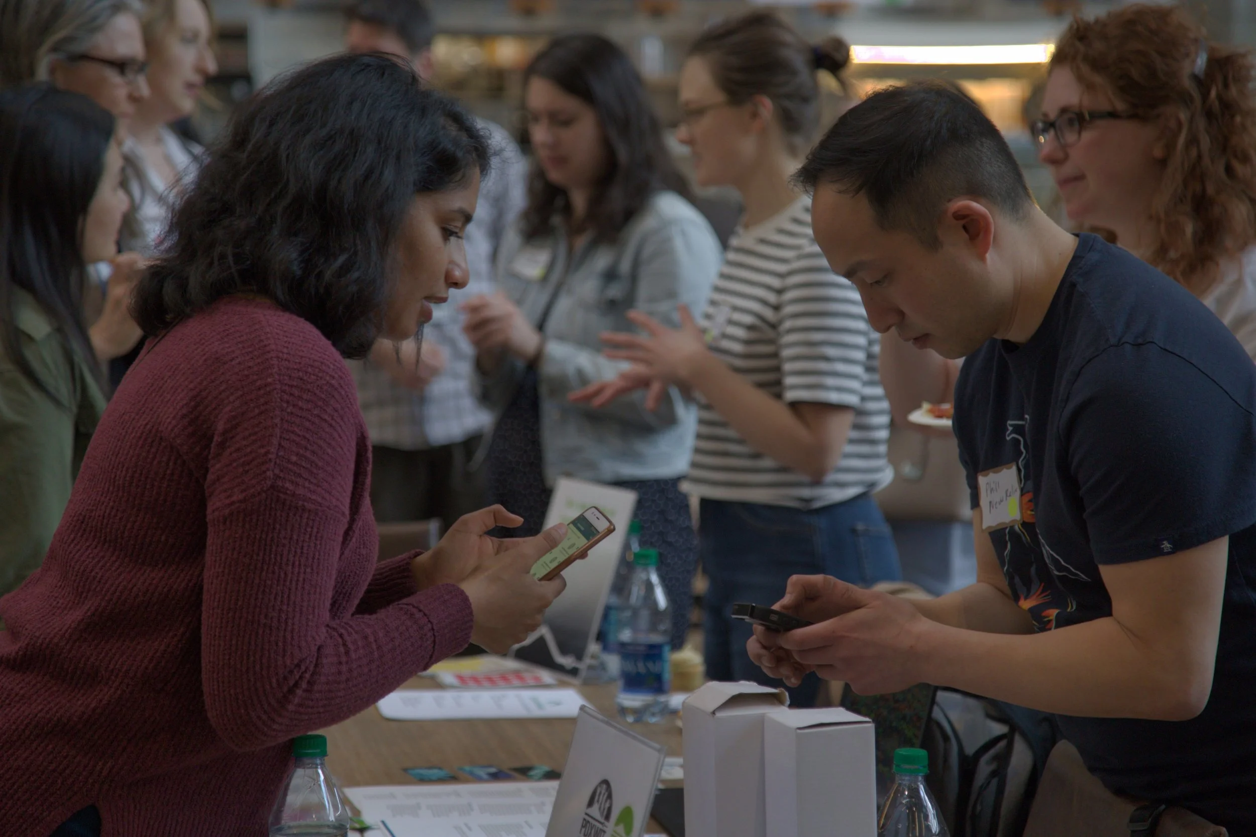 PDXWIT March Happy Hour @ Cambia Health, 3/19/19, Attendees mingle