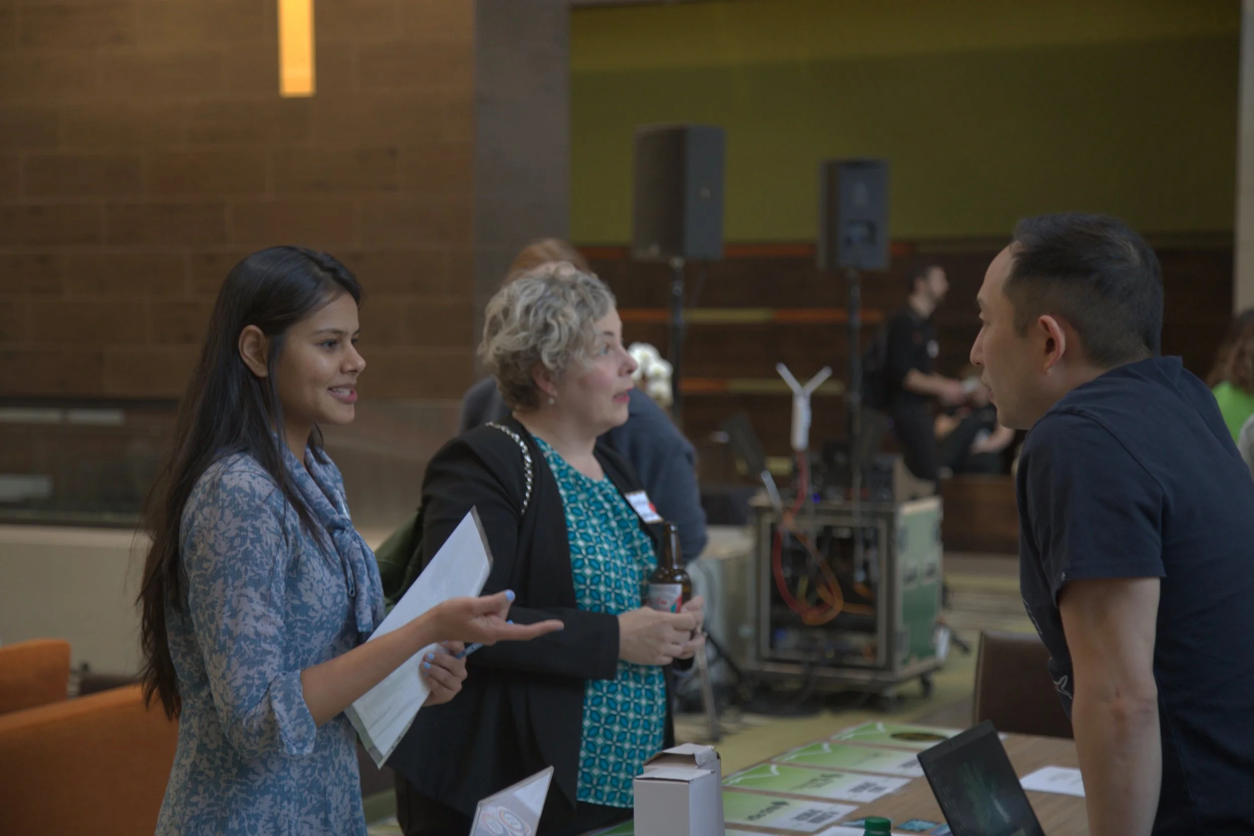 PDXWIT March Happy Hour @ Cambia Health, 3/19/19, Attendees mingle