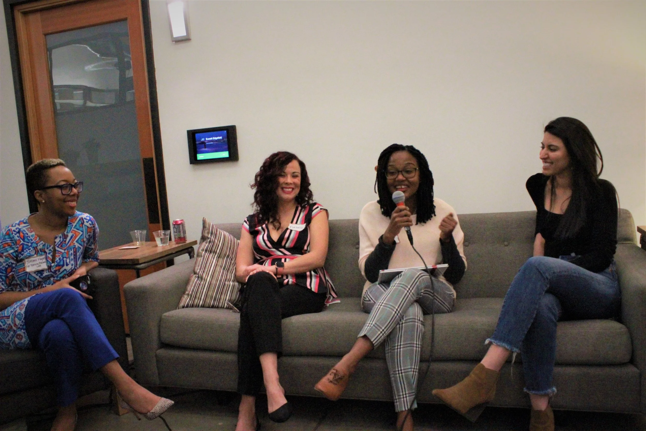 PDXWIT Creative Women in Tech @ R2C, 3/27/19, Panelists discuss