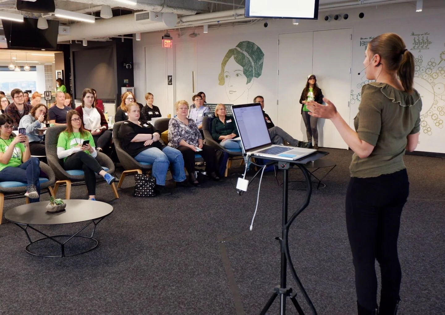 PDXWIT How to Navigate The Tech Field @ New Relic, 4/23/19 - Polina Vorozheykina, a software engineer at New Relic, presents