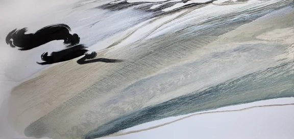 Tan, Sage and Black composition