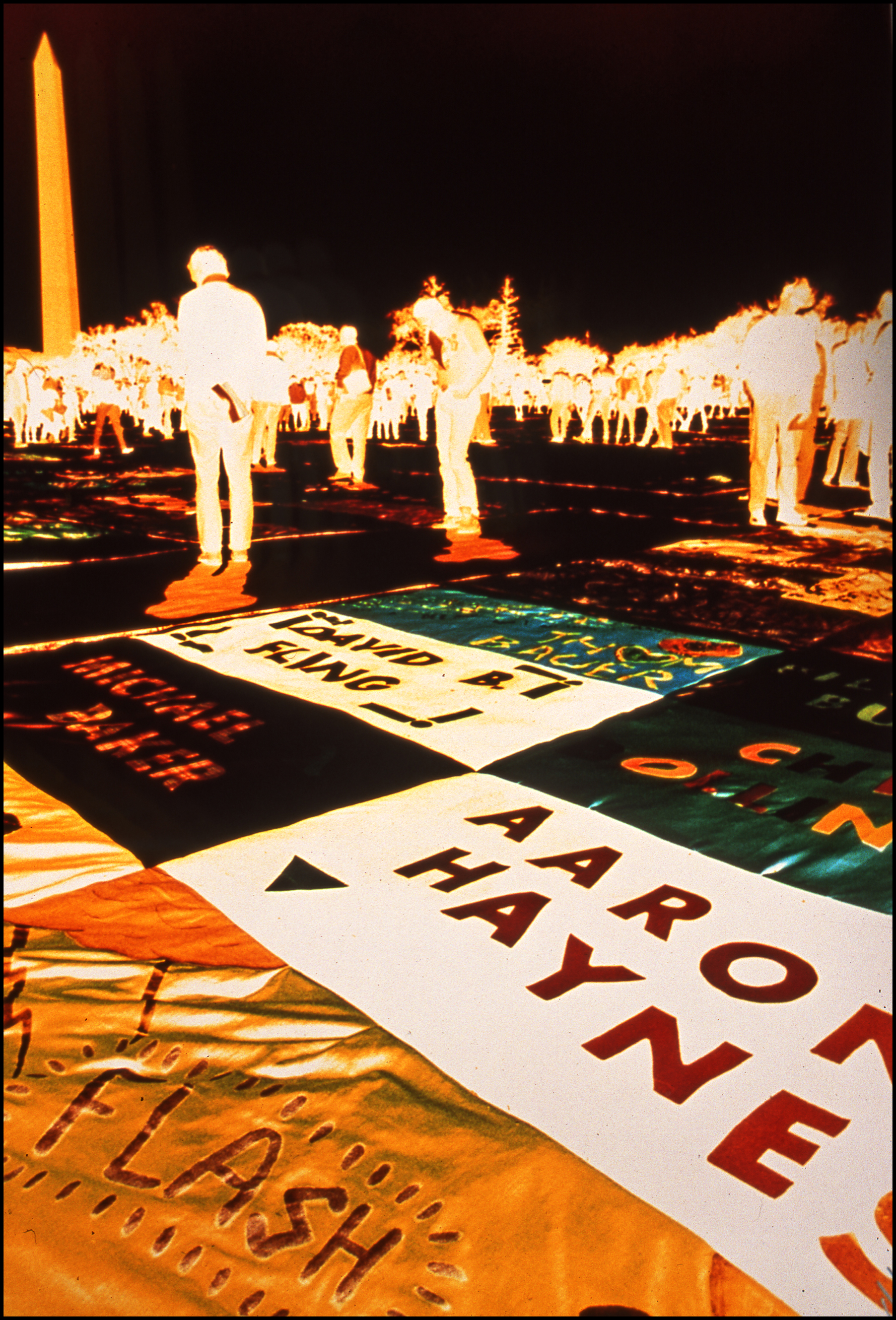 AIDS Quilt, Washington DC, 1987