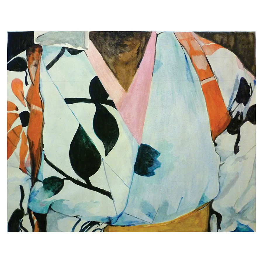 "Kimono" Watercolor Painting by James C. Scott