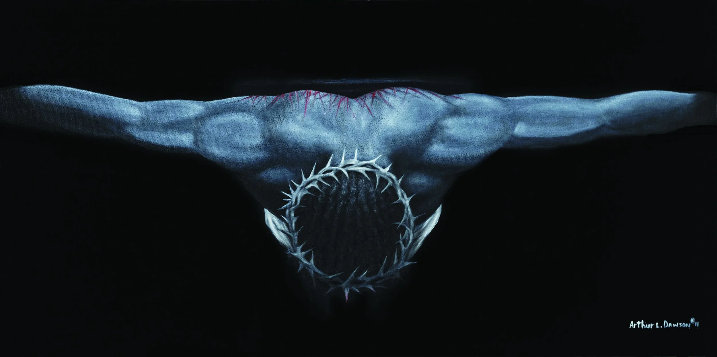 "A Father's View" Original Oil Painting on Canvas by Art Dawson