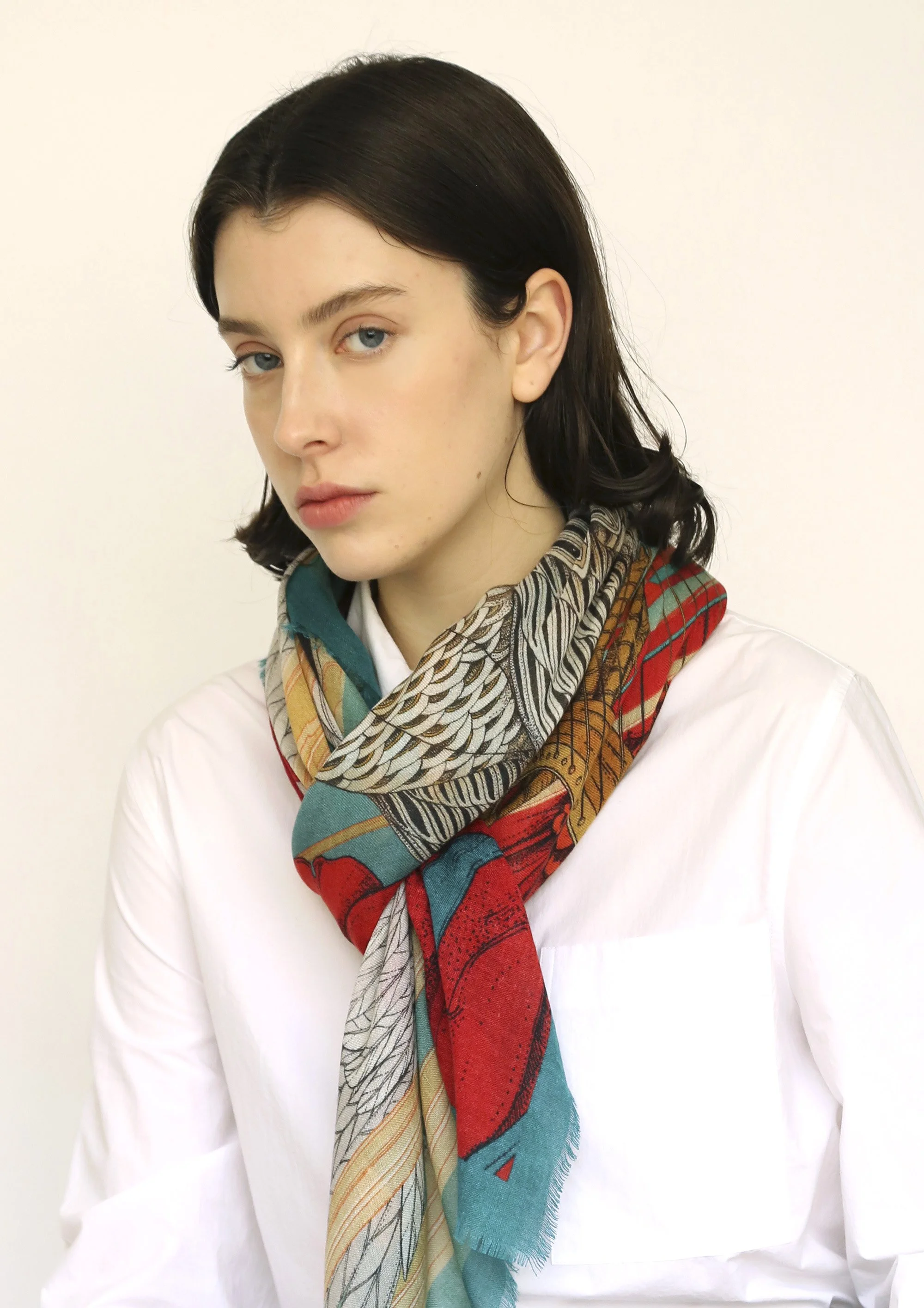Cashmere Silk The Cranes / Night