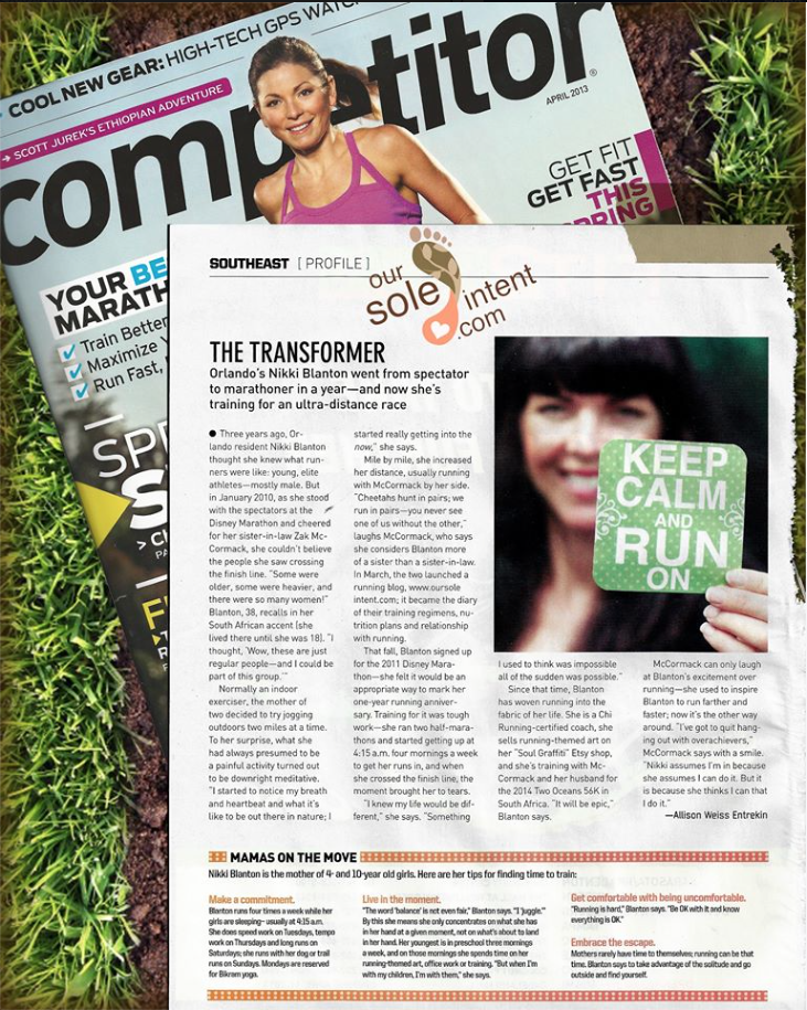 Competitor Magazine: full page editorial 
