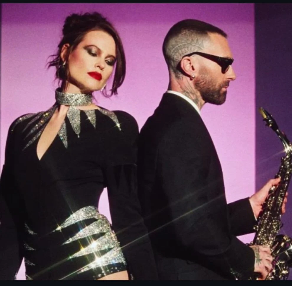 #AllNight !!! @maroon5 music video
Director @aerinmoreno 

@adamlevine x @behatiprinsloo 

Love this song!!! 🎤🎷BTS @bootswallace 

#mensgrooming 
Adam Levine x @darcygilmore 
Barber @shaularbiv 
Stylist @madgoldman 

Behati Prinsloo x 
@teddicranfo
