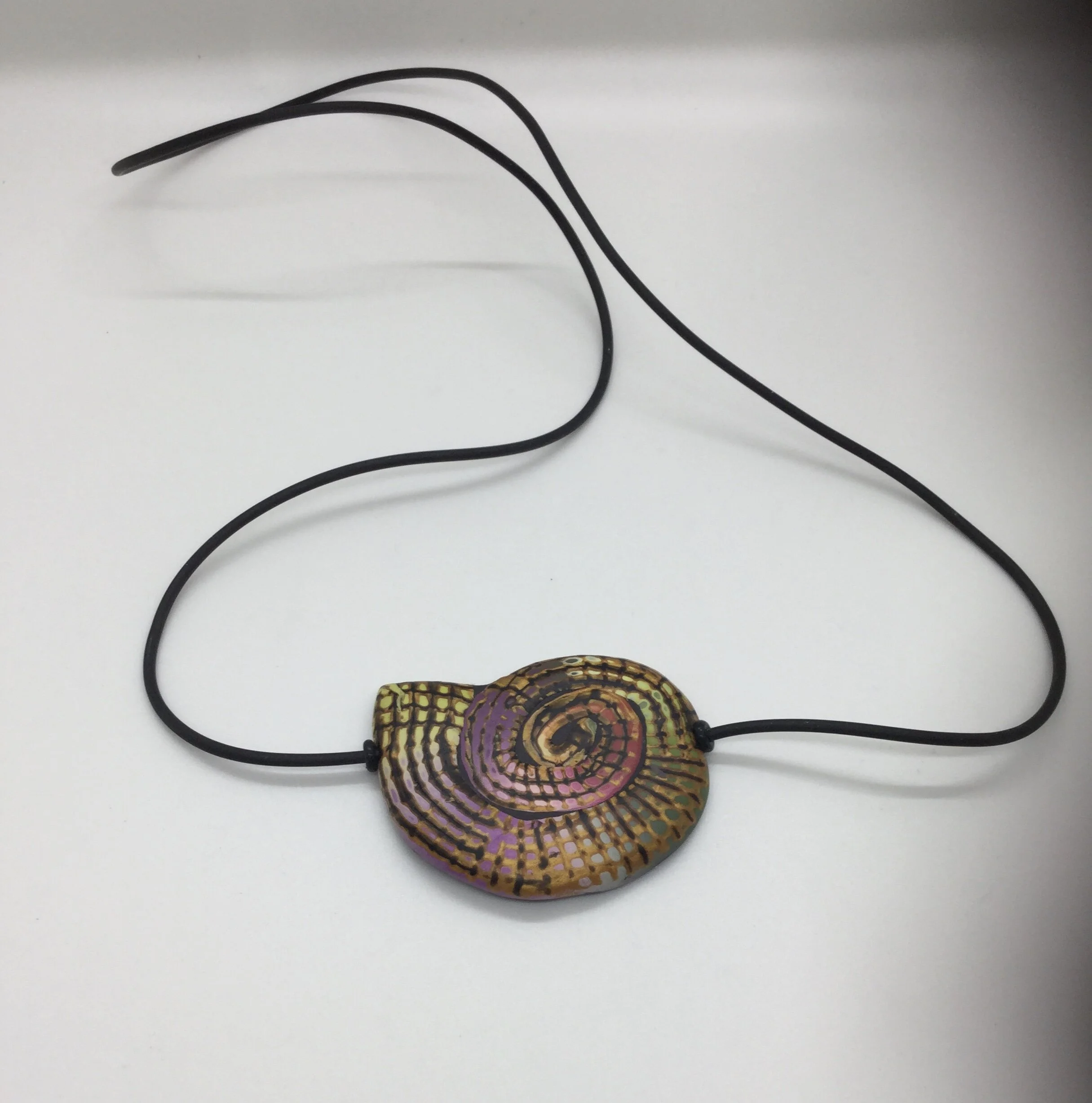 Ammonite necklace