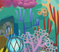 Barnacles - middle center (ish)