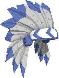 Blue Headdress