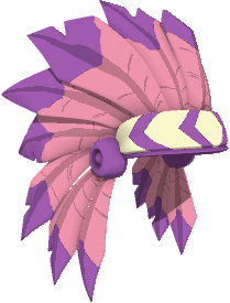 Dark Pink Headdress