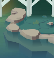 Tide Pool (bottom right of ocean) below the aquarium