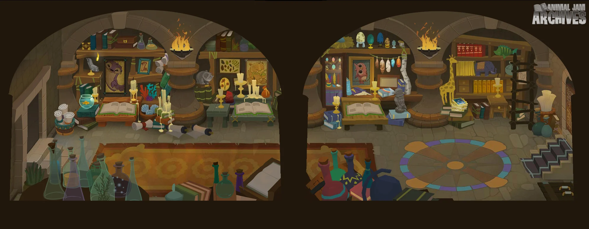 Room Maps — Animal Jam Archives