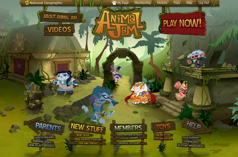 Old Website — Animal Jam Archives