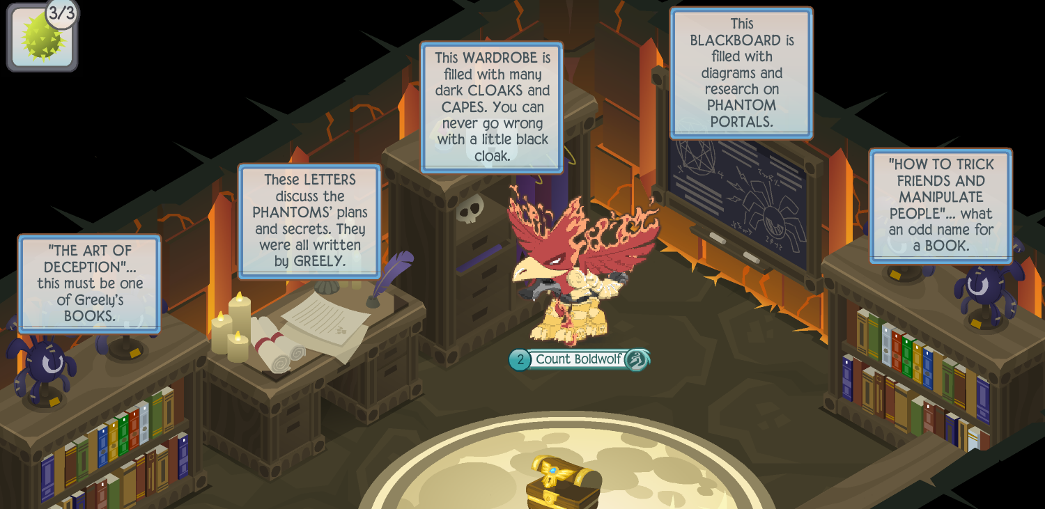Who could resist taking a peek at the studies of the mysterious wolf Alpha?
