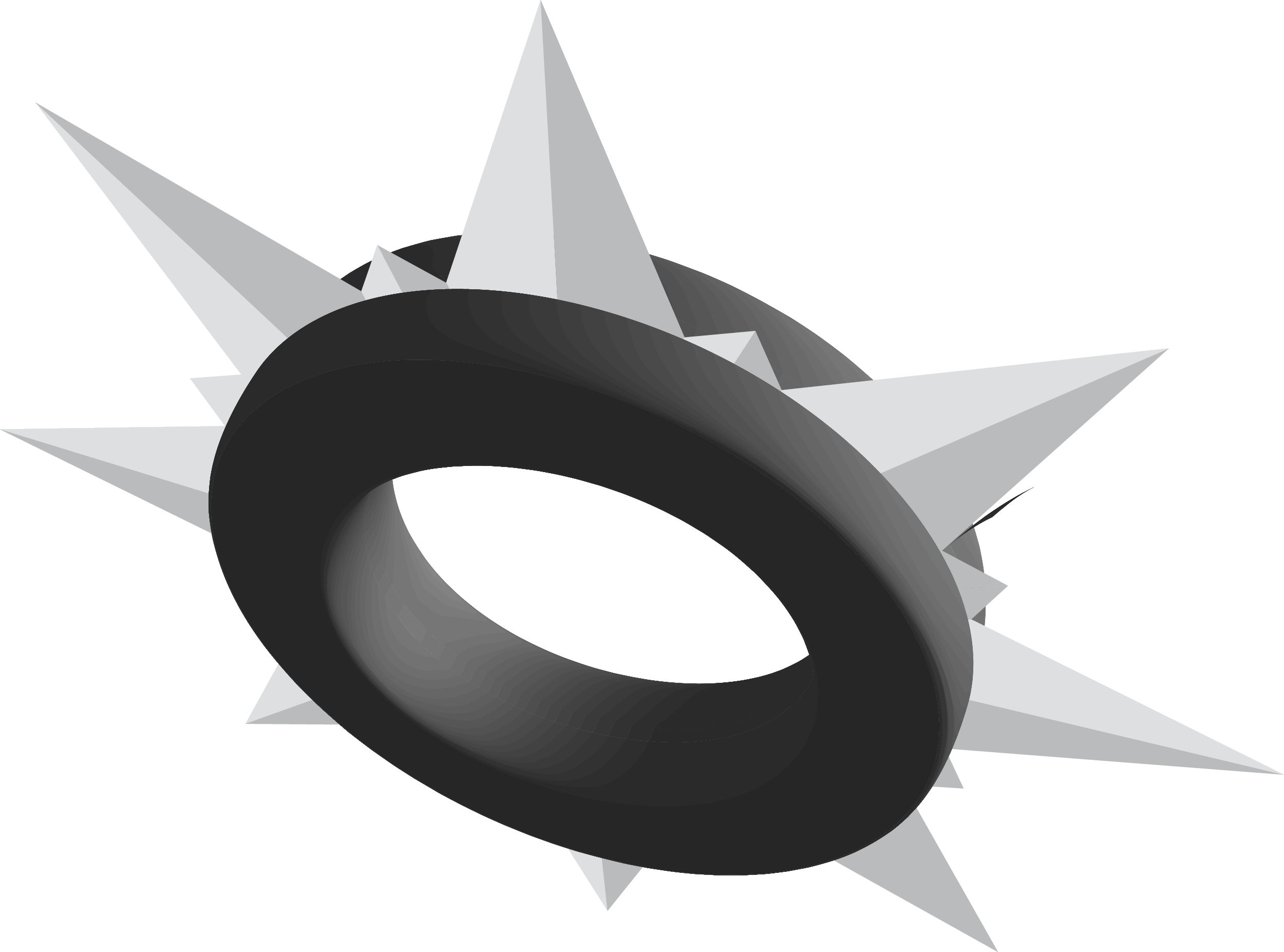 Made by @Maddkadd : Animal Jam Long spiked collar