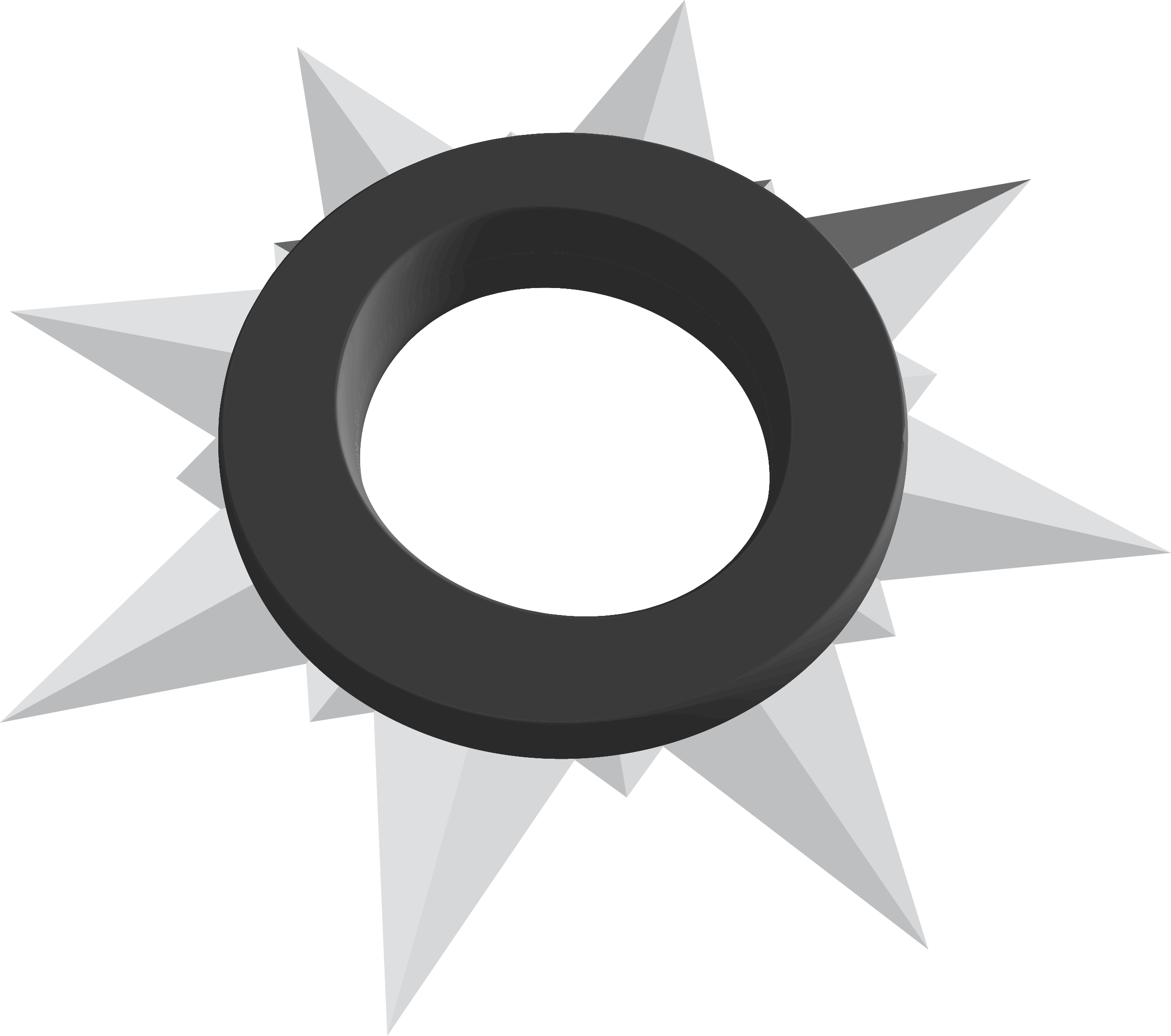 Made by @Maddkadd : Animal Jam Long spiked collar