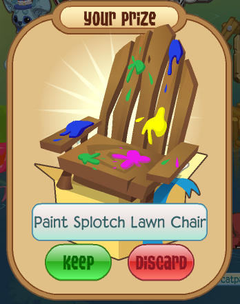 Paint Splotch Lawn Chair