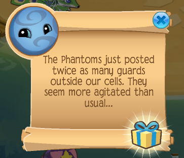 Left Phantom Guard Statue