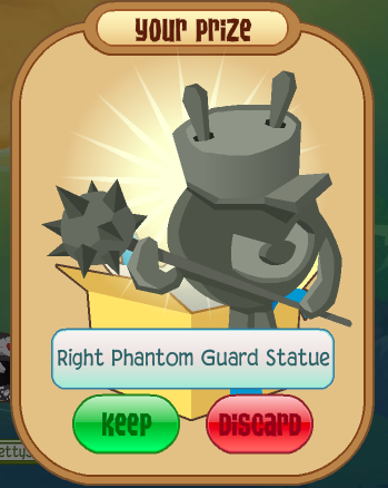 Right Phantom Guard Statue