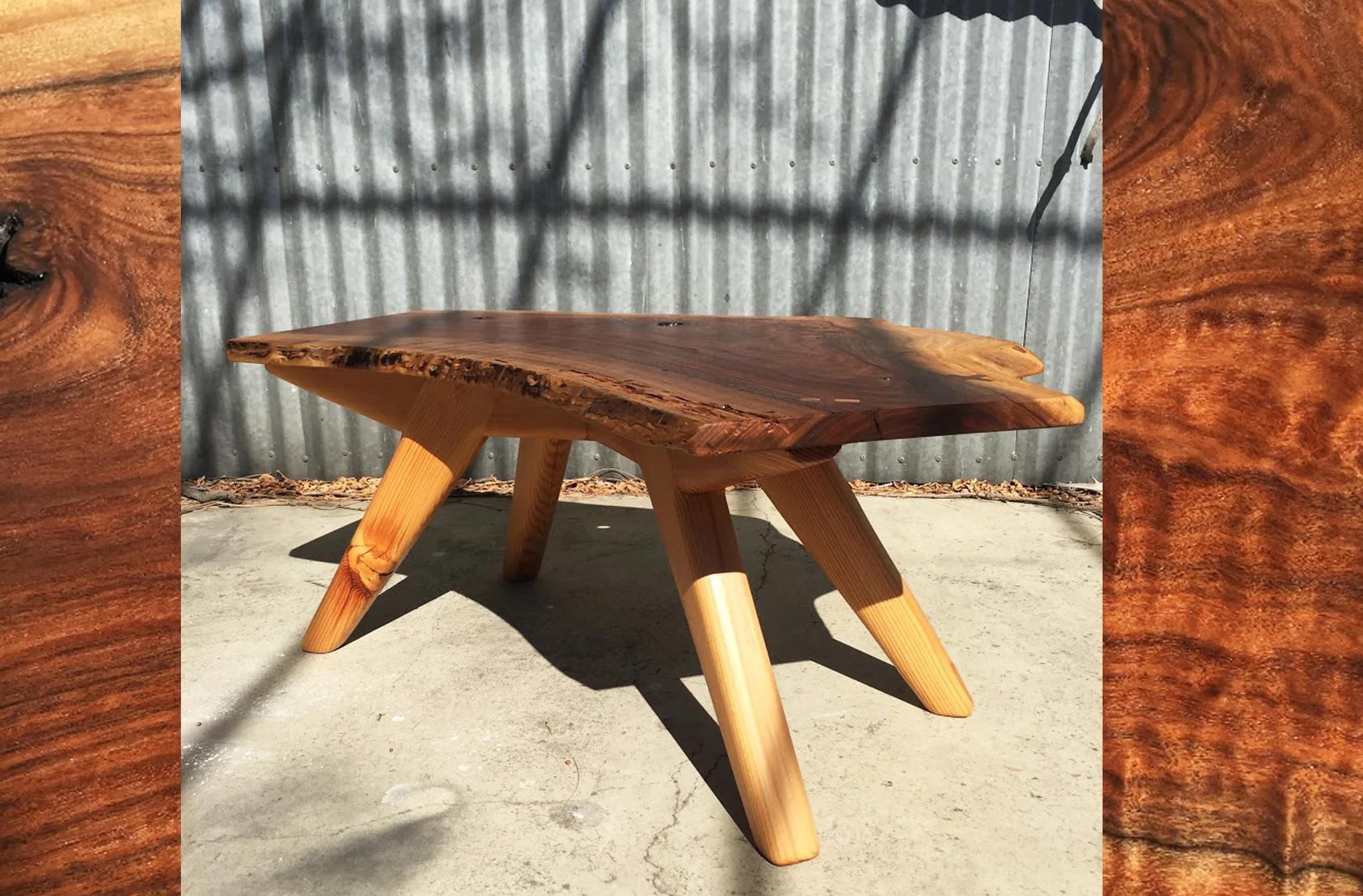 Walnut Pony Coffee Table