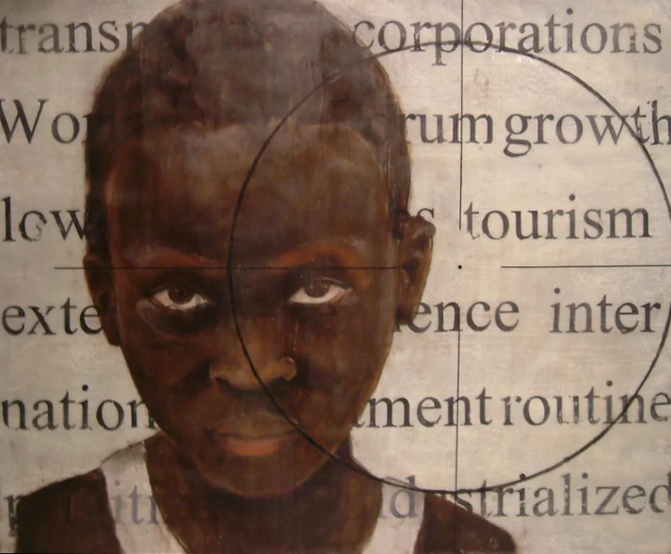 Mali I Encaustic on Wood Panel, 20" x 24" 2007