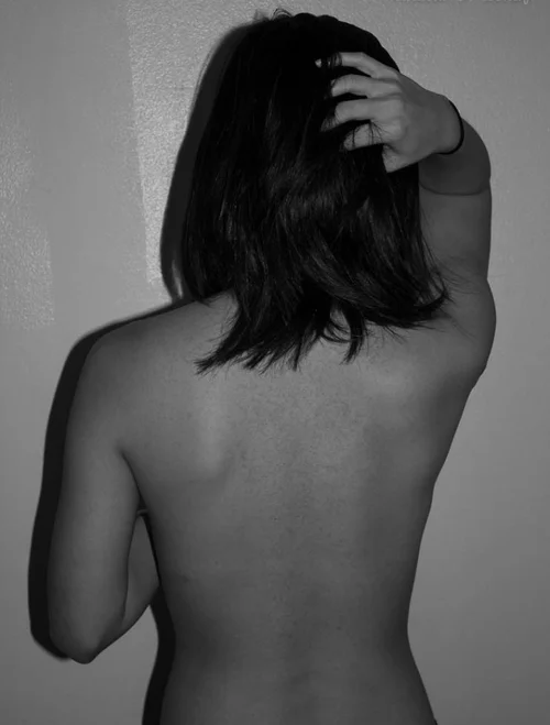 "I cut a foot and a half of my hair off when I was going through a rough patch with a boy. I never cut my hair off before then. When my mom first saw it, she burst into tears."
