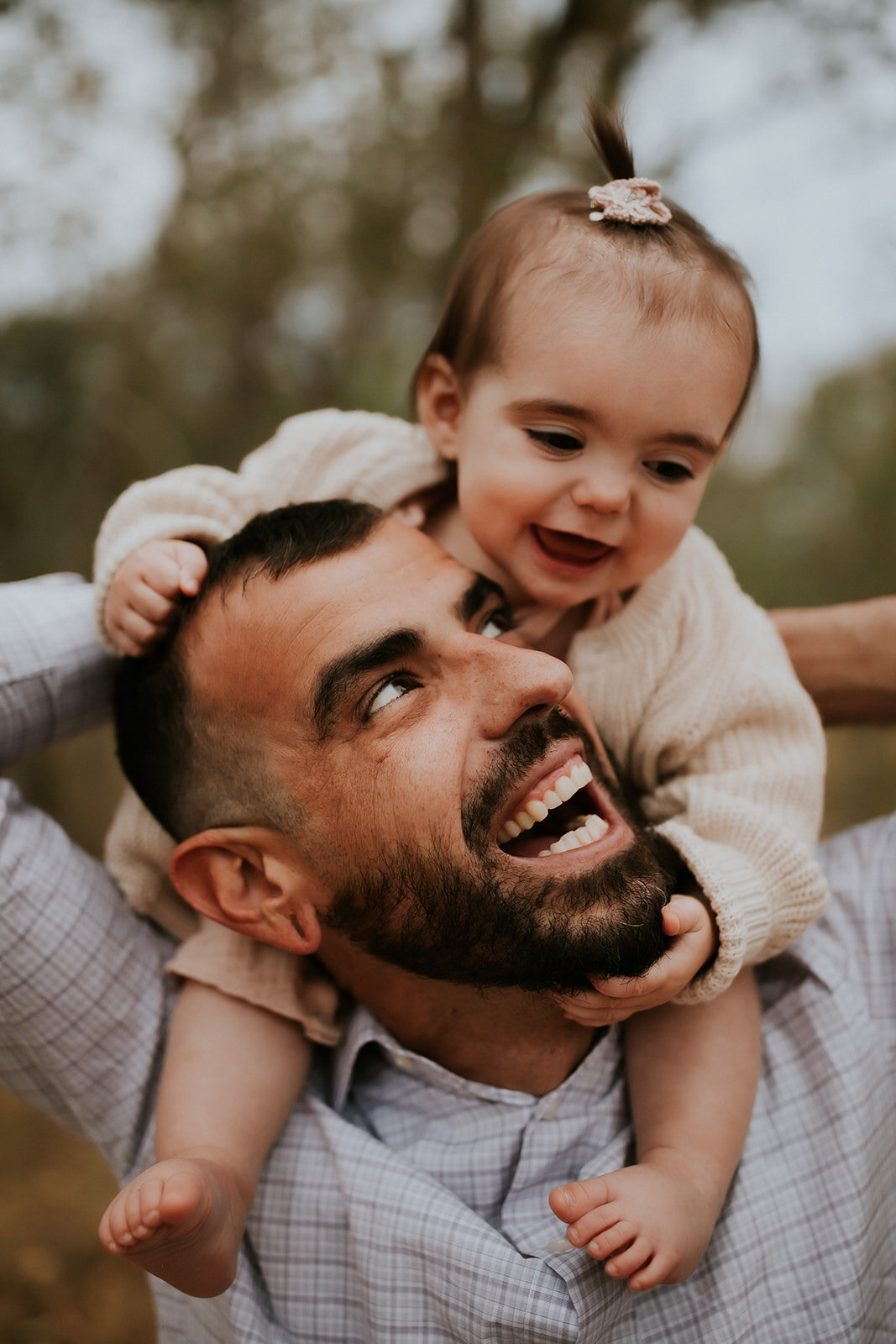 Close up portrait of loving Latin daddy smile, pose for camera with  adorable little pre-teen daughter, staring at cam, spend time together.  Understanding, Happy Father Day, family ties and bond, love Videozáznamy,
