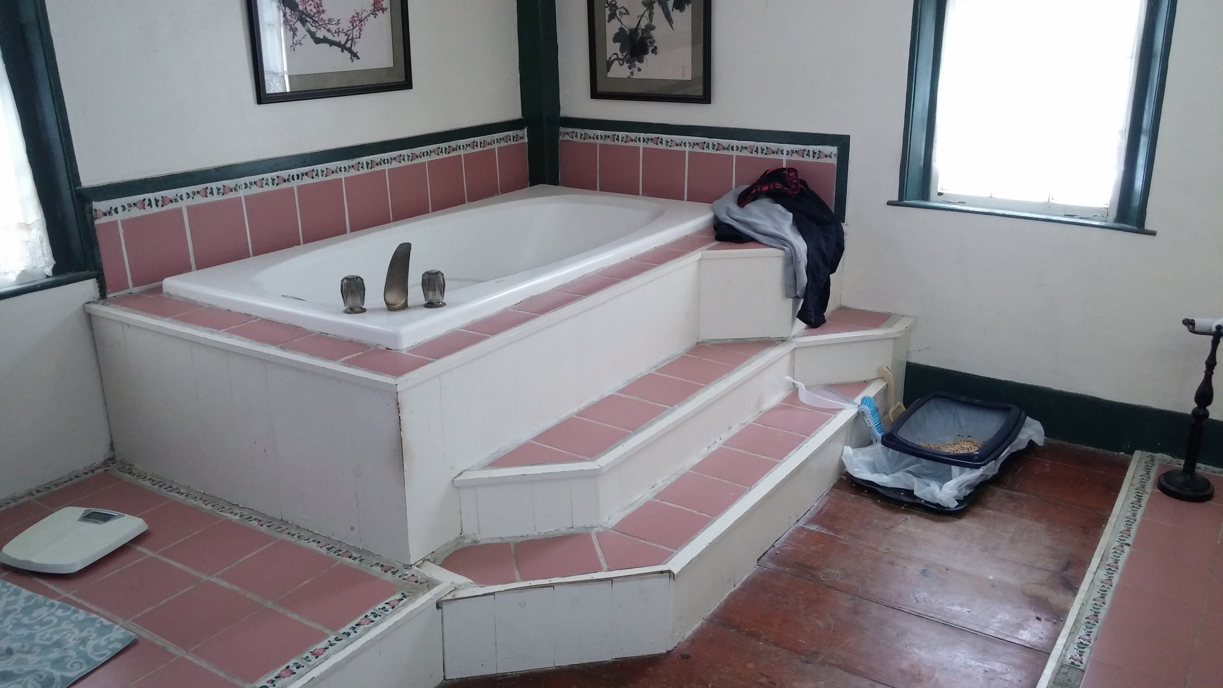 bathroom before