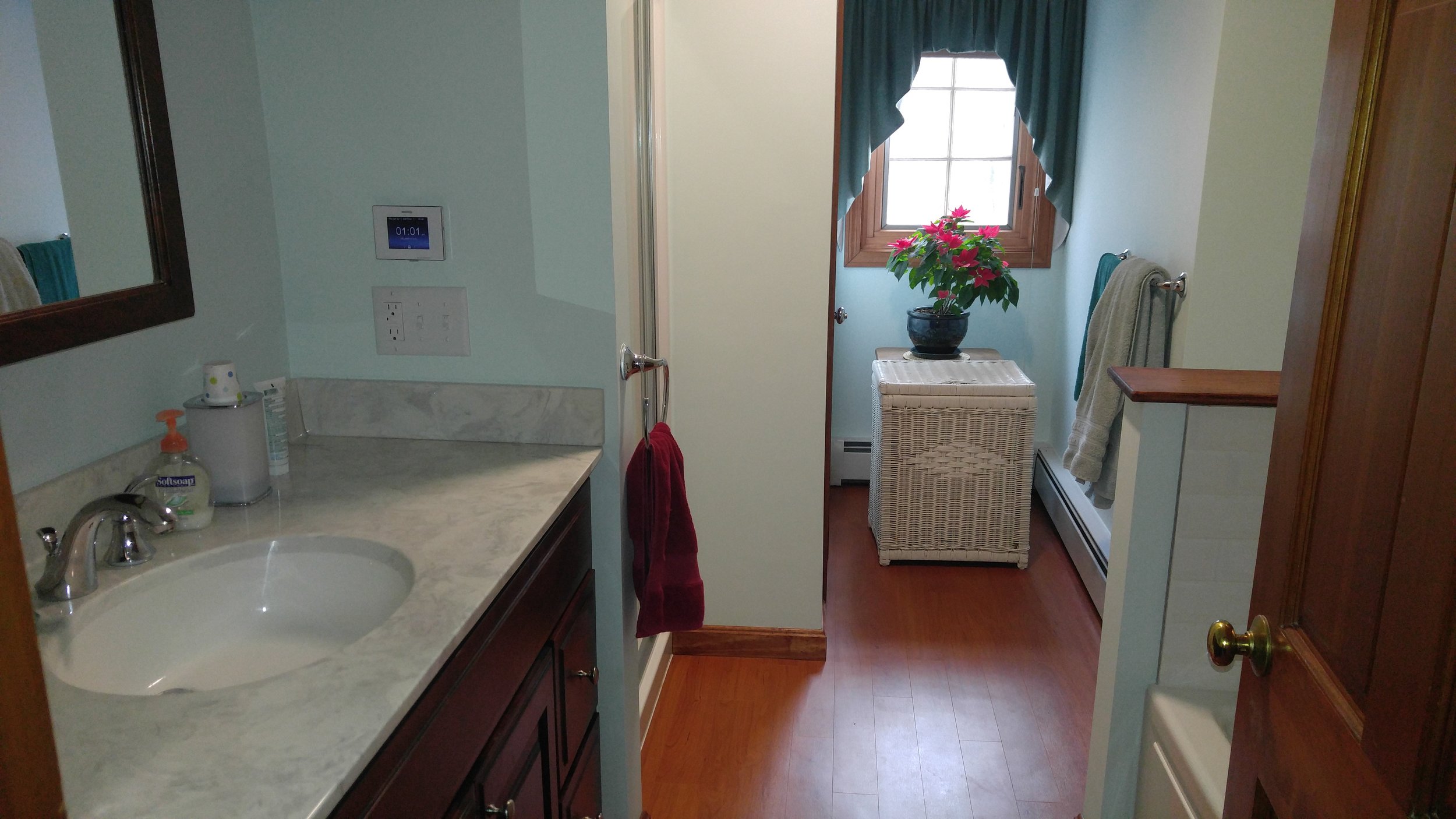 bathroom after