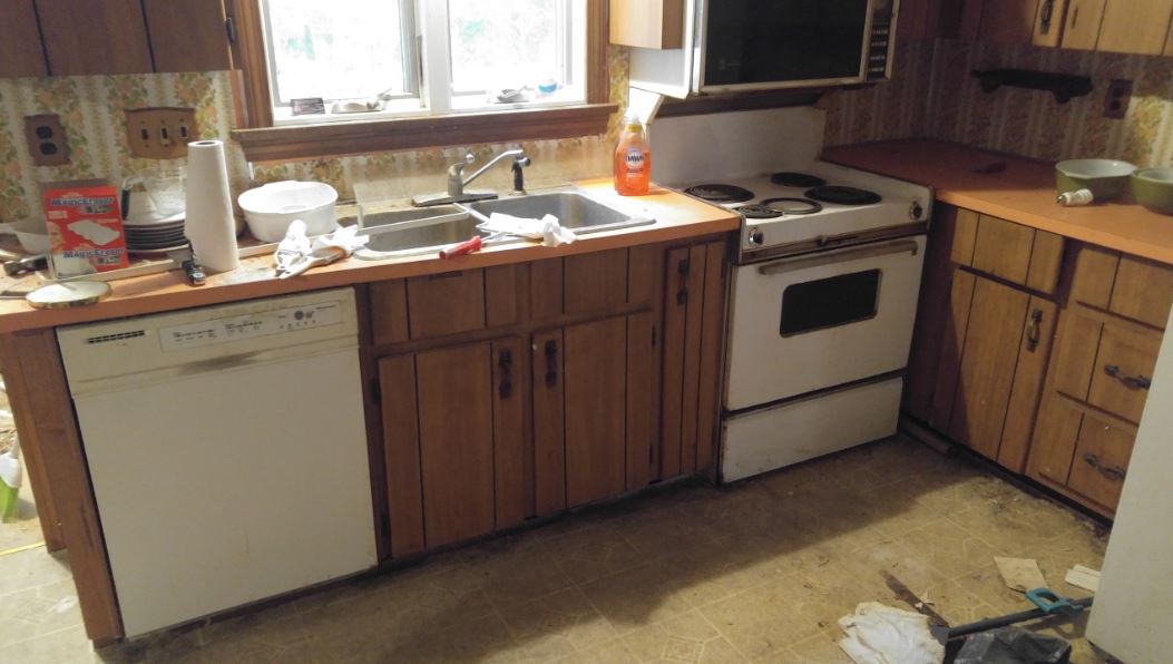 kitchen before