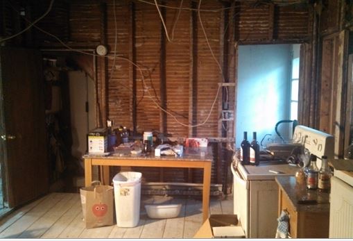 Kitchen before