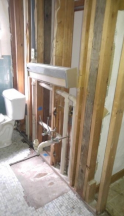bathroom before