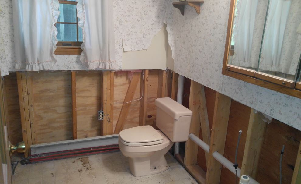 bathroom before
