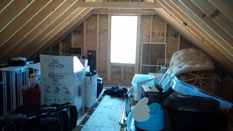 attic before