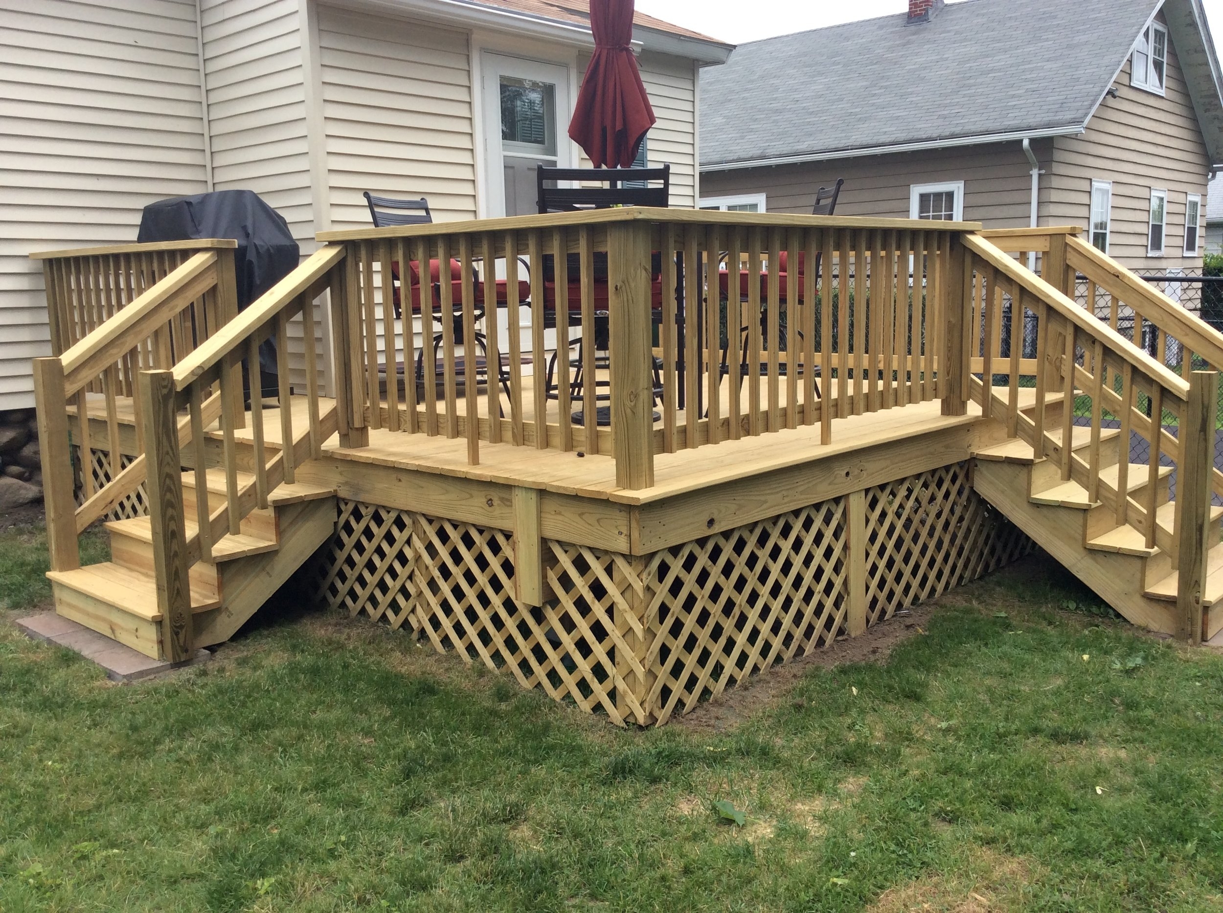 Backyard Deck Remodel - Worcester MA 