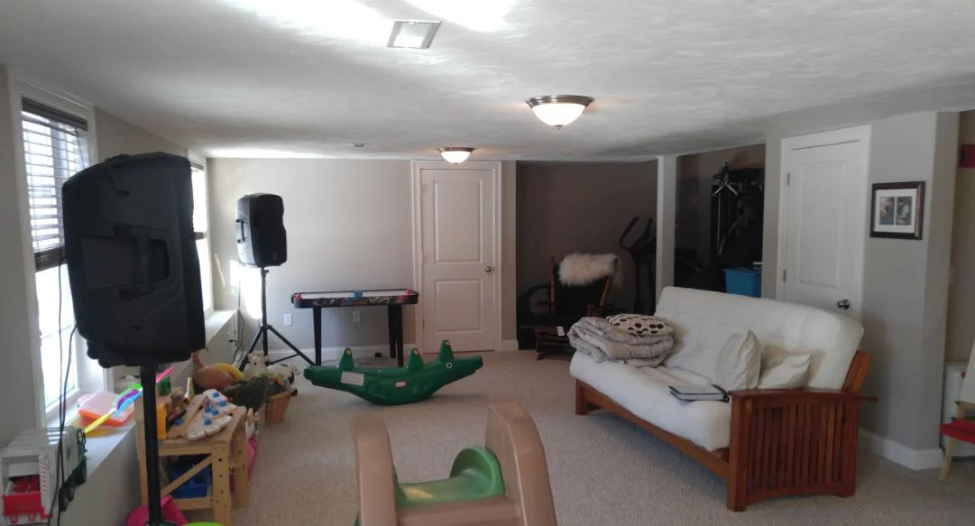 living room before