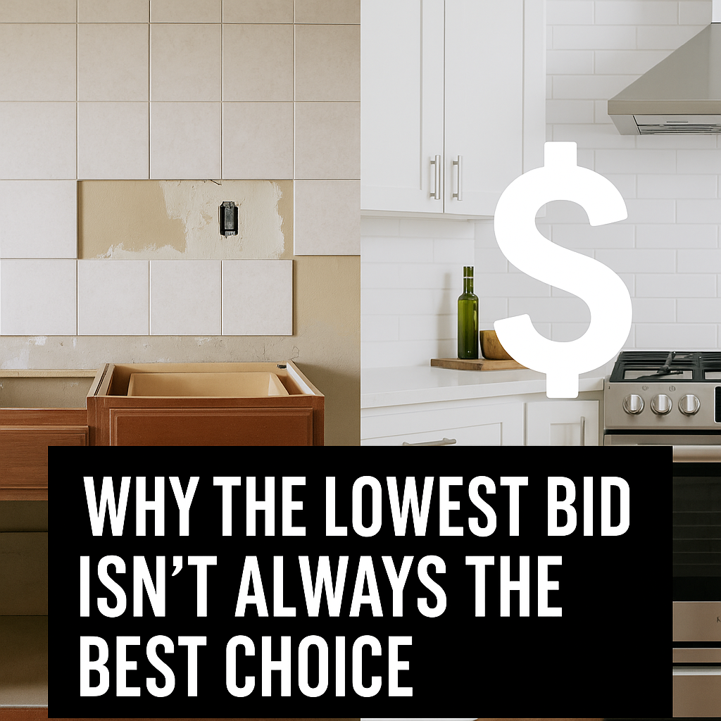         Why the Lowest Bid Isn’t Always the Best Choice When Remodeling Your Home