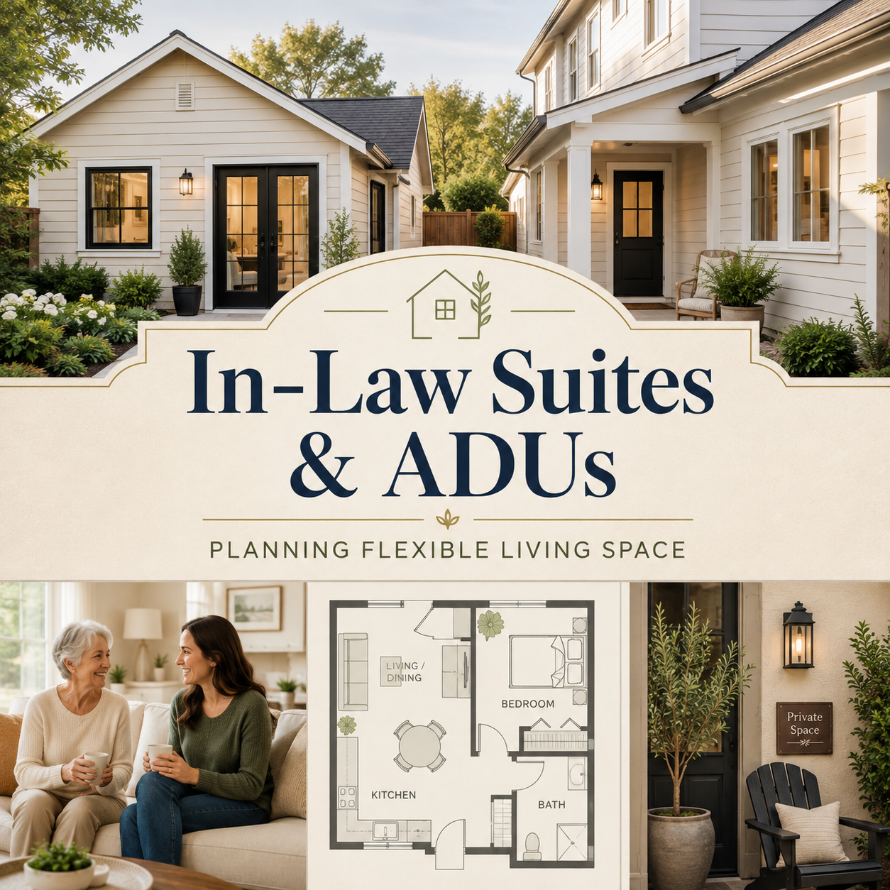                            In-Law Suites and ADUs: Planning Flexible Living Space