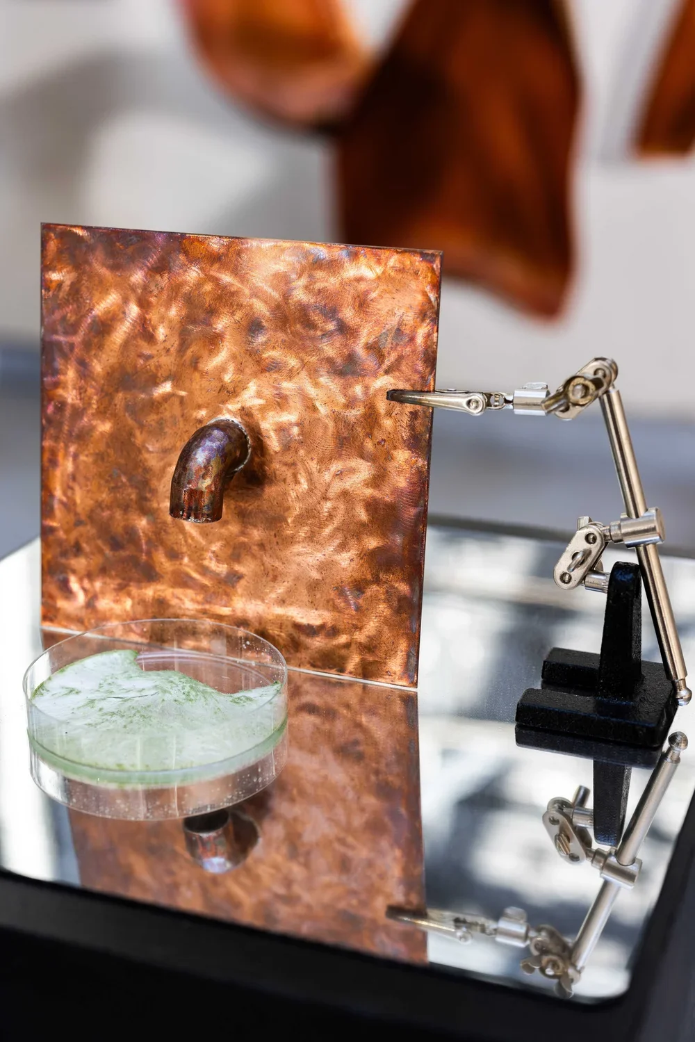 Copper water false wall, 2026