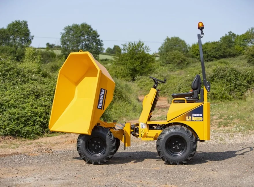 1.5T Thwaites Swivel Dumper for hire or rental