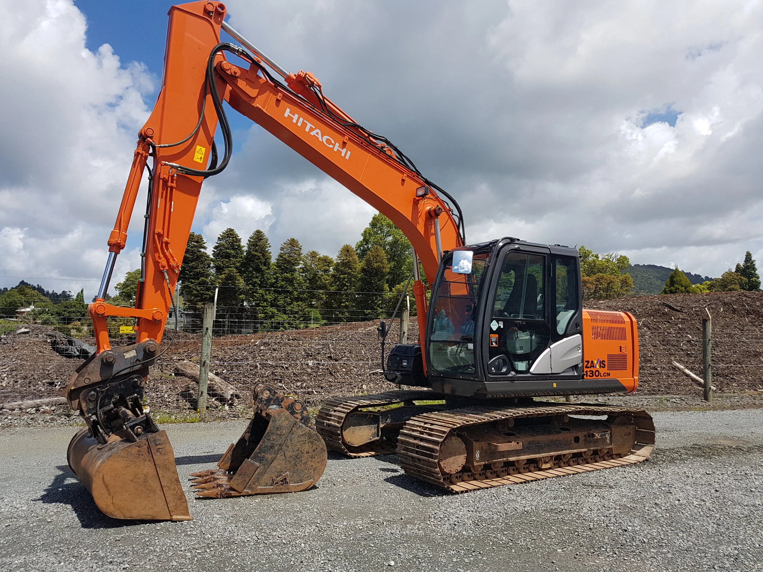 12-13 TON EXCAVATORS for hireside view