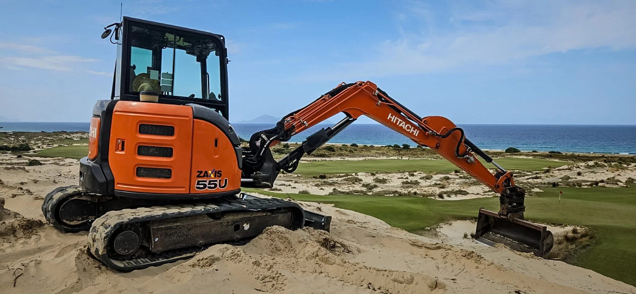 5T Hitachi ZX55U-5A Excavator for hire or rental