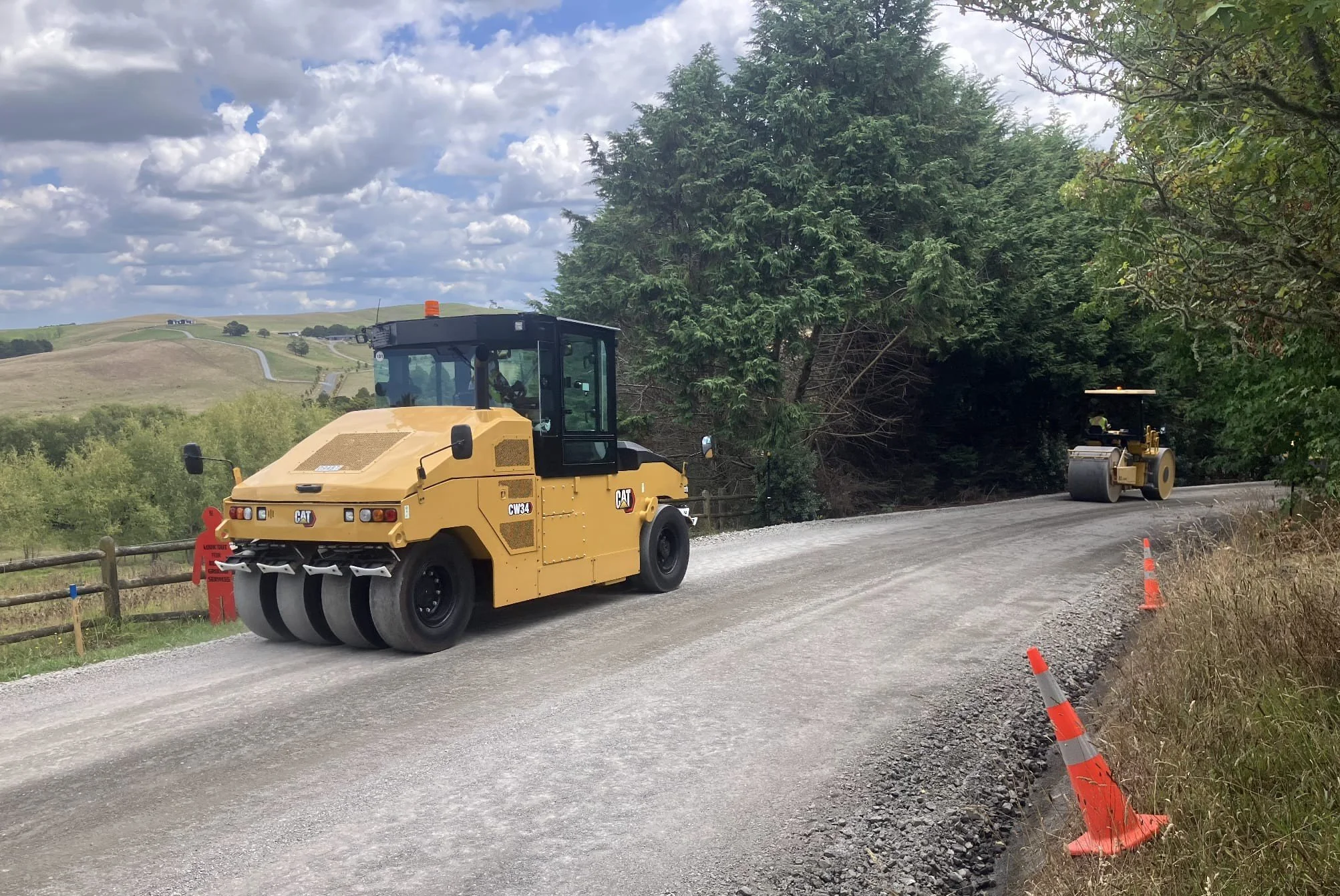 19T CAT CW34 PTR Roller for hire or rental