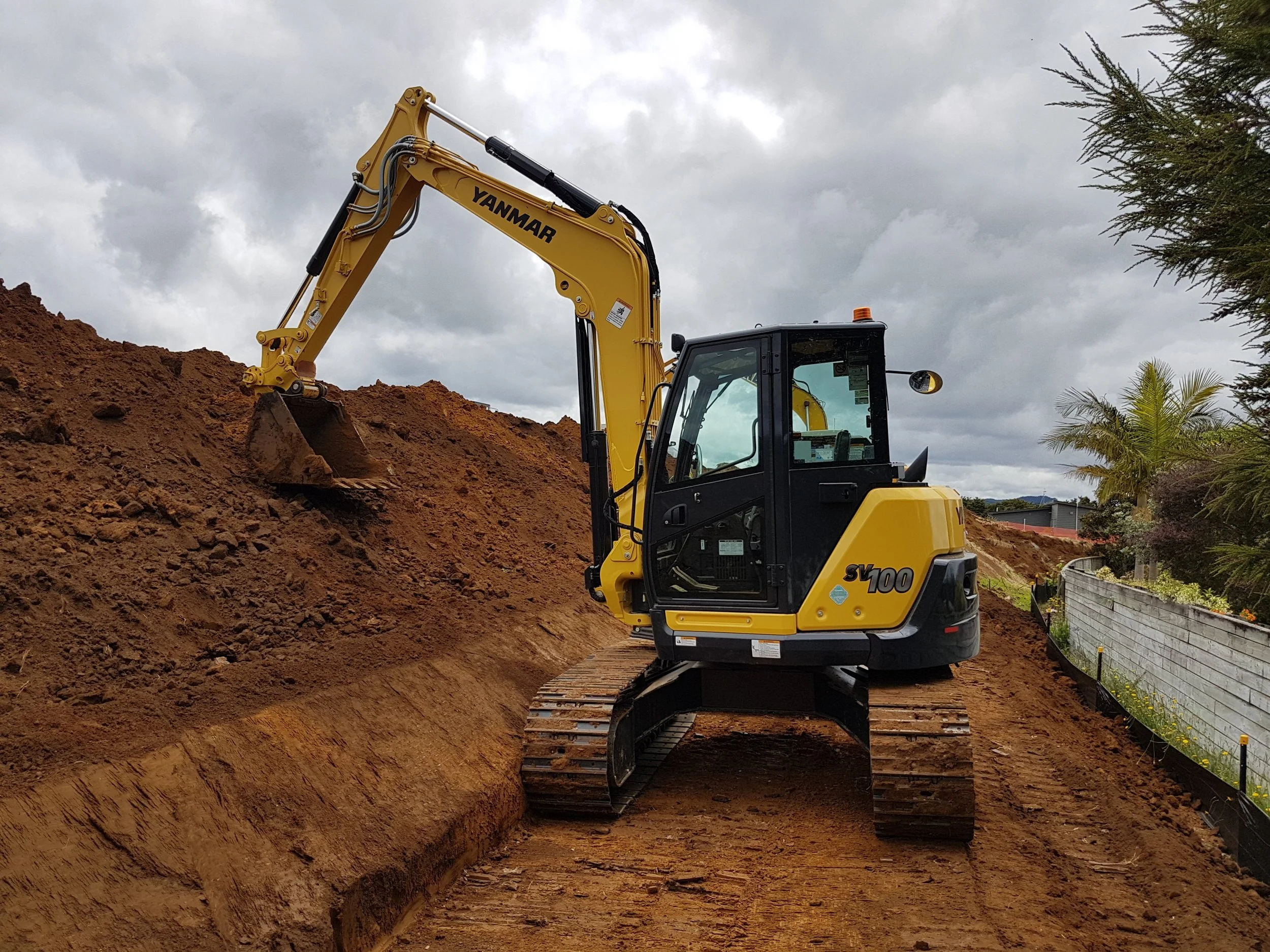 10T Yanmar SV100-2 Excavator for hire or rental